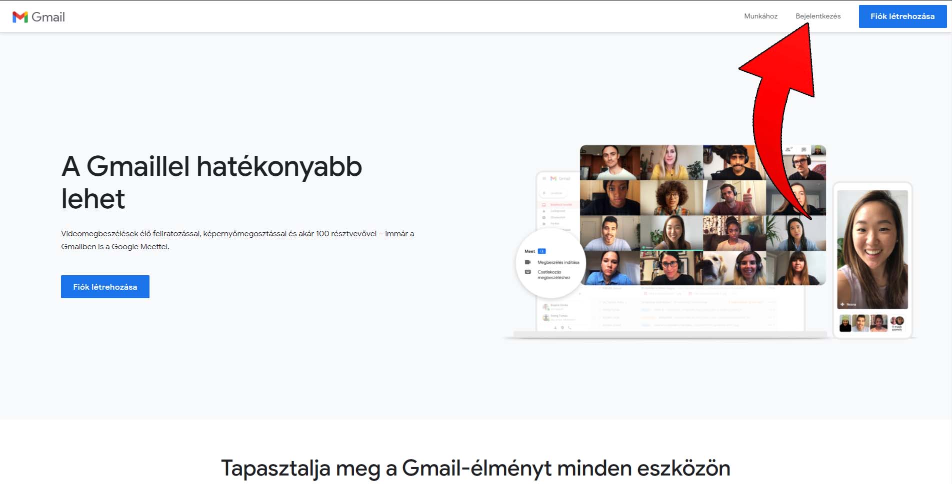 Belépés gmail Gmail