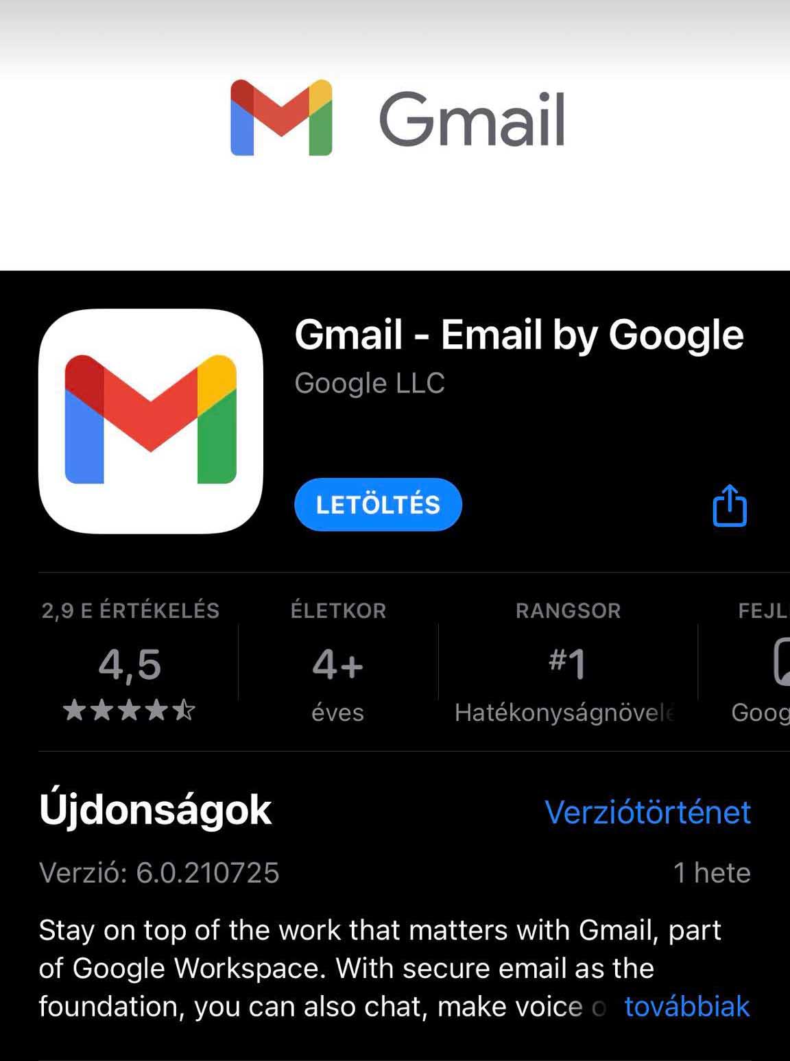 [Gmail belépés, bejelentkezés] - Bejelentkezés, belépés Gmail fiókba számítógépen és telefonon lépésről-lépésre című cikkben szereplő telefonon való belépés 1. lépése