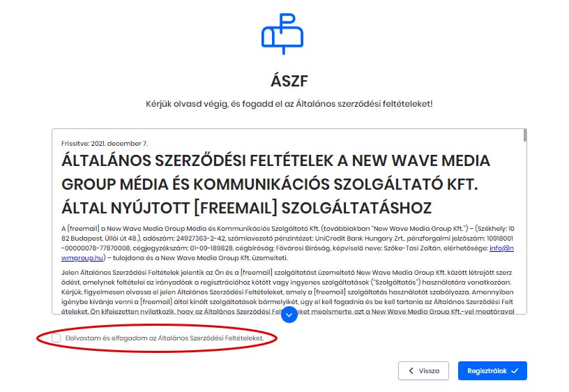 Freemail regisztráció: Új Freemail fiók, e-mail cím létrehozása 1